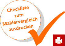 Maklercheck - Checkliste Maklervergleich